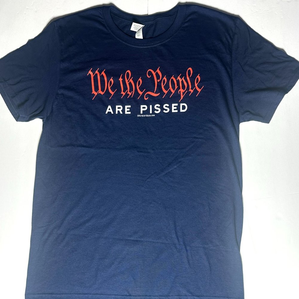 We The People Are Pissed Navy Blue Men's T-Shirt